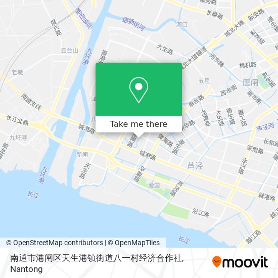 南通市港闸区天生港镇街道八一村经济合作社 map