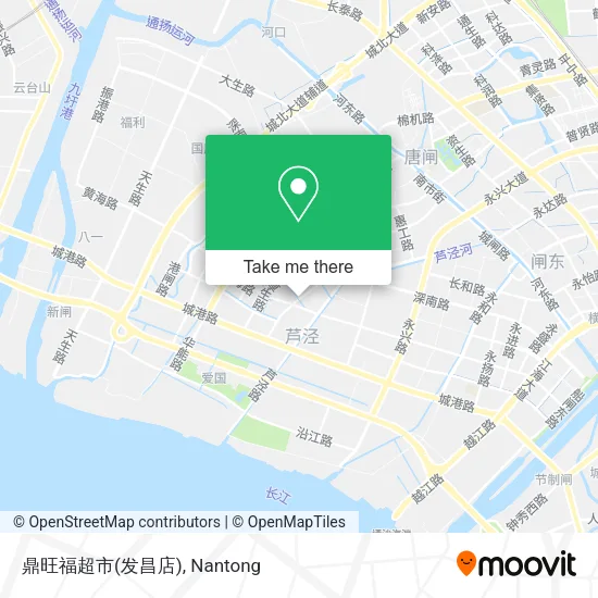 鼎旺福超市(发昌店) map