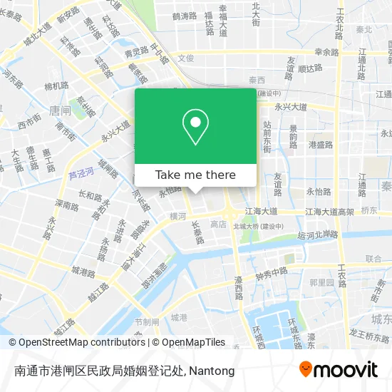 南通市港闸区民政局婚姻登记处 map
