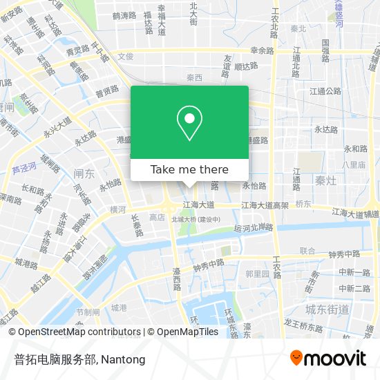 普拓电脑服务部 map