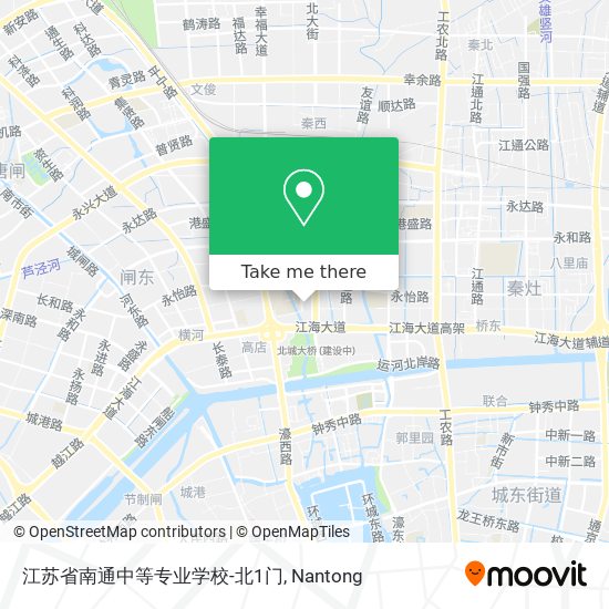江苏省南通中等专业学校-北1门 map