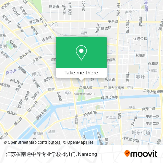 江苏省南通中等专业学校-北1门 map