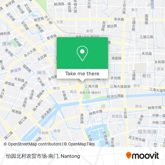 怡园北村农贸市场-南门 map