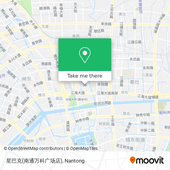 星巴克(南通万科广场店) map