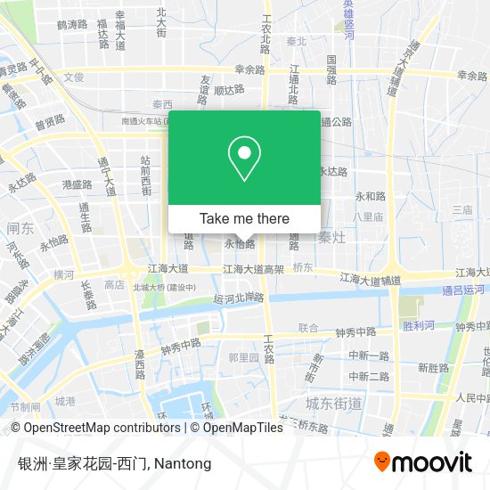 银洲·皇家花园-西门 map