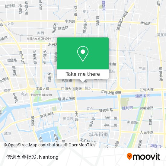 信诺五金批发 map