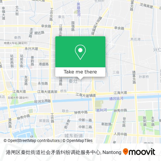 港闸区秦灶街道社会矛盾纠纷调处服务中心 map