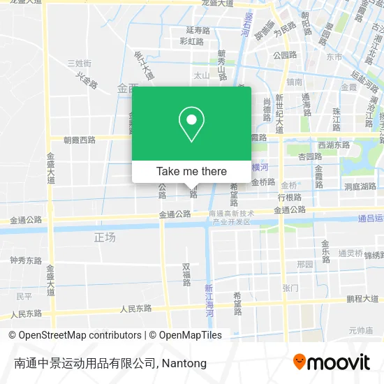 南通中景运动用品有限公司 map