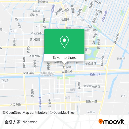 金桥人家 map