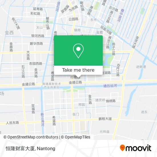 恒隆财富大厦 map