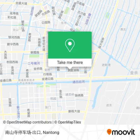 南山寺停车场-出口 map