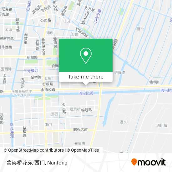 盆架桥花苑-西门 map