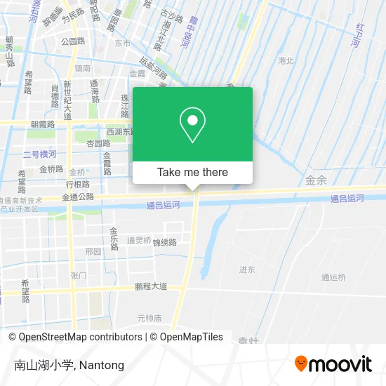 南山湖小学 map