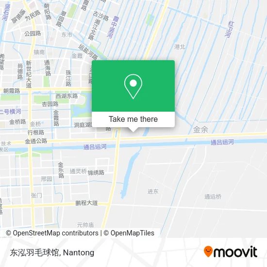 东泓羽毛球馆 map