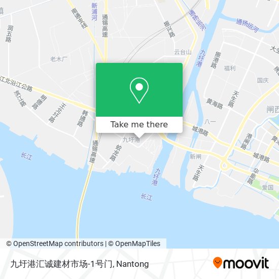 九圩港汇诚建材市场-1号门 map