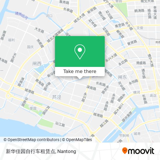 新华佳园自行车租赁点 map