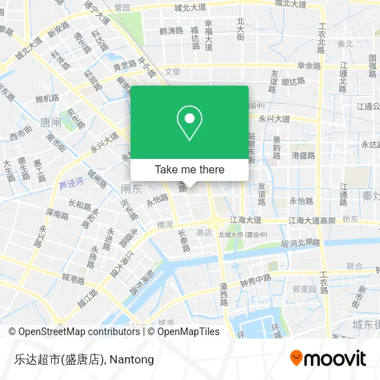 乐达超市(盛唐店) map