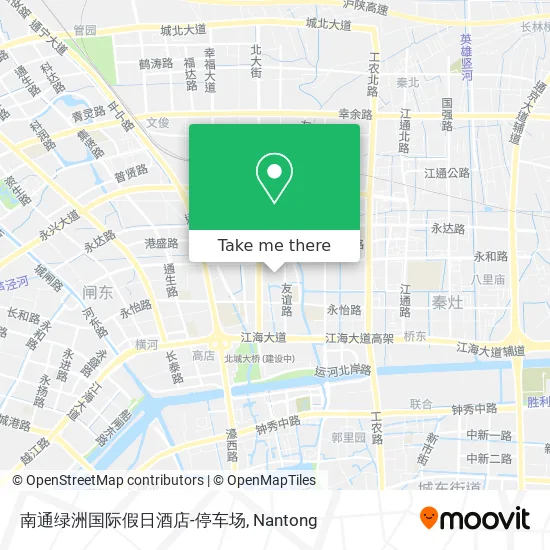 南通绿洲国际假日酒店-停车场 map