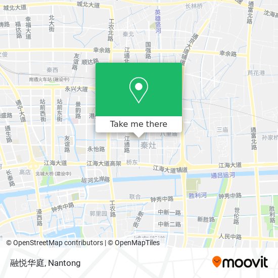 融悦华庭 map