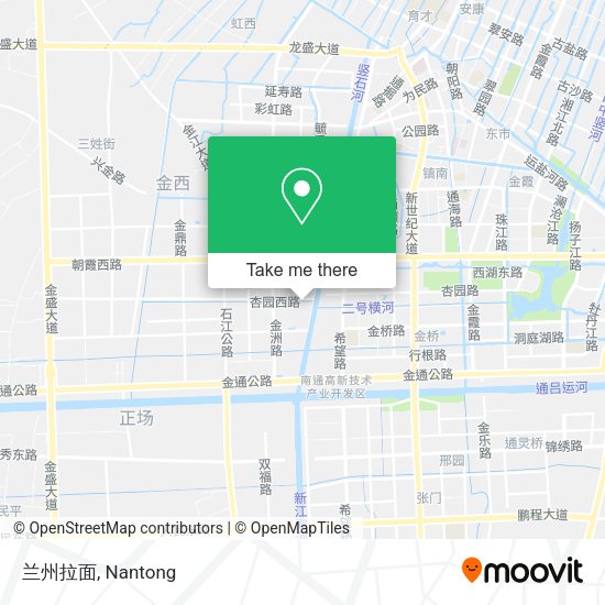 兰州拉面 map