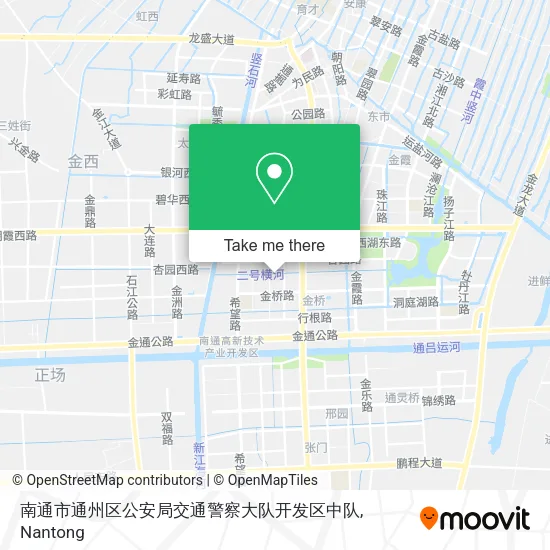 南通市通州区公安局交通警察大队开发区中队 map