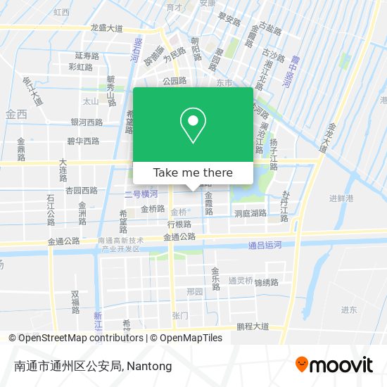 南通市通州区公安局 map