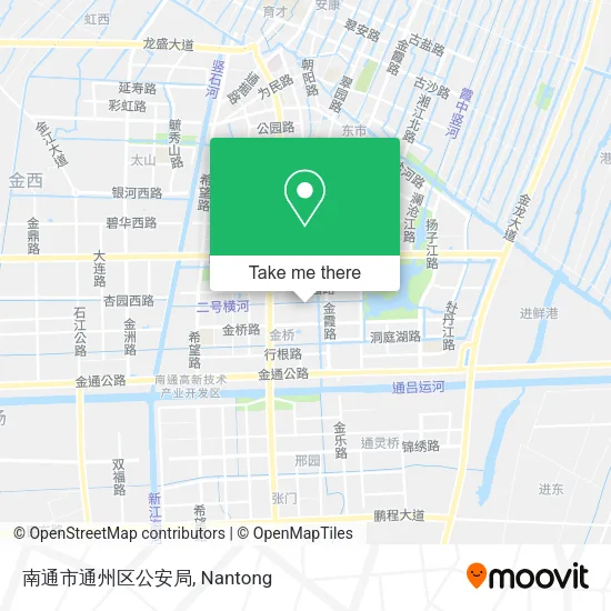 南通市通州区公安局 map