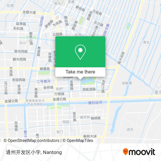 通州开发区小学 map