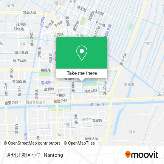 通州开发区小学 map