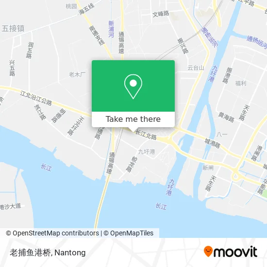 老捕鱼港桥 map