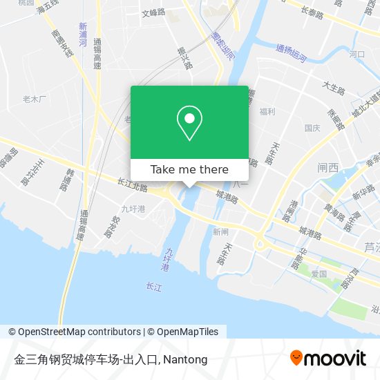 金三角钢贸城停车场-出入口 map