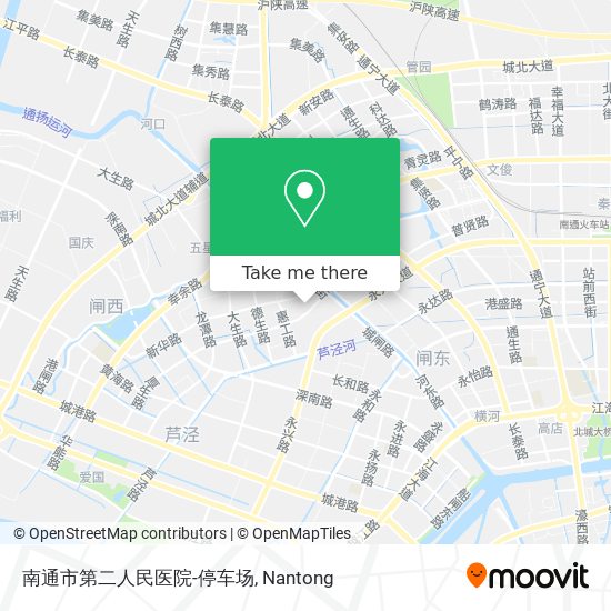 南通市第二人民医院-停车场 map