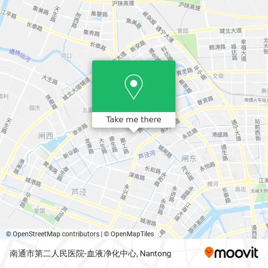 南通市第二人民医院-血液净化中心 map