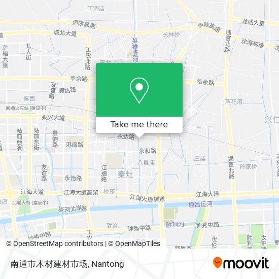 南通市木材建材市场 map