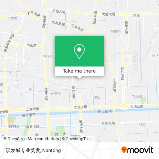 演发城专业美发 map