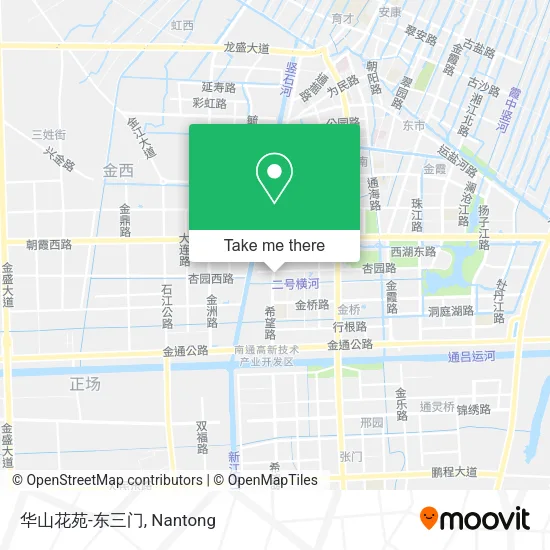 华山花苑-东三门 map