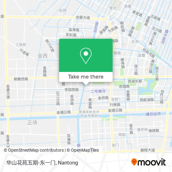 华山花苑五期-东一门 map