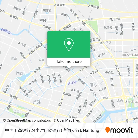中国工商银行24小时自助银行(唐闸支行) map