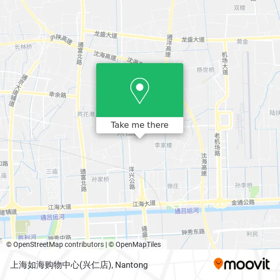 上海如海购物中心(兴仁店) map