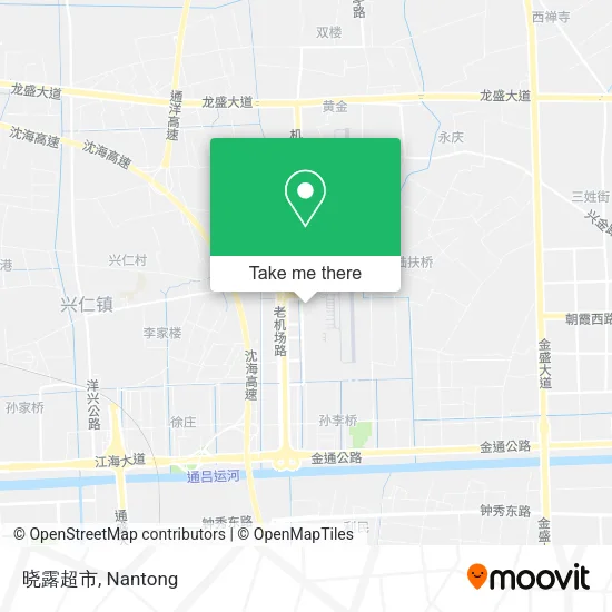 晓露超市 map