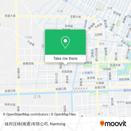 雄邦压铸(南通)有限公司 map