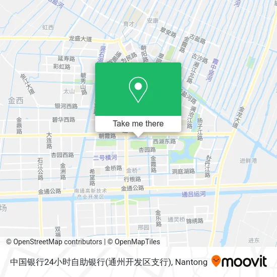 中国银行24小时自助银行(通州开发区支行) map