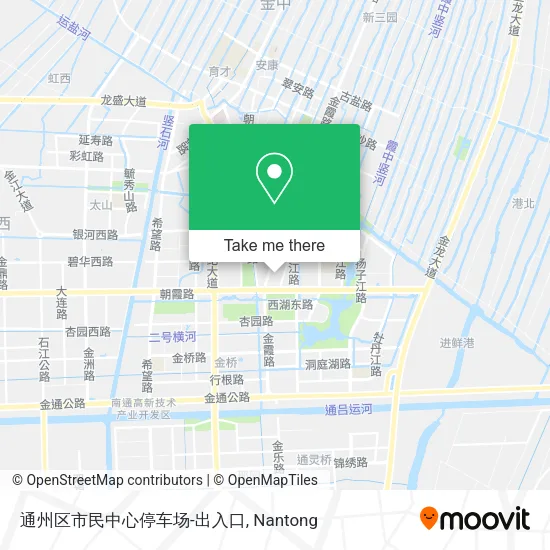 通州区市民中心停车场-出入口 map