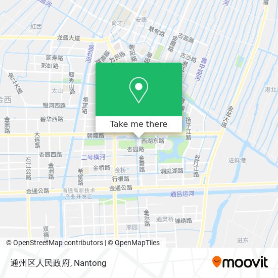 通州区人民政府 map