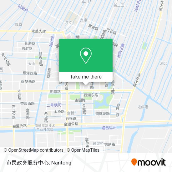 市民政务服务中心 map