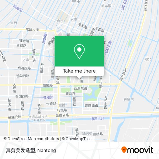真剪美发造型 map