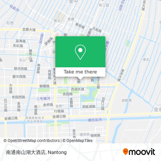 南通南山湖大酒店 map