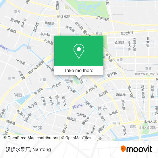 汉候水果店 map