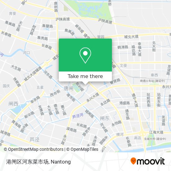 港闸区河东菜市场 map
