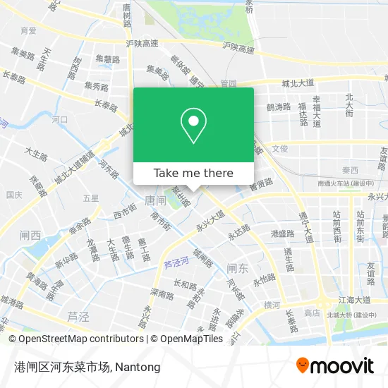 港闸区河东菜市场 map